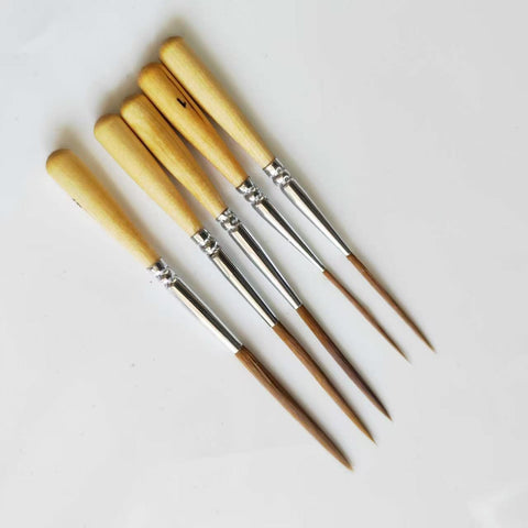 5pcs Long Liner Brush Set