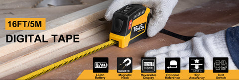 2-in-1 Digital Tape Measure