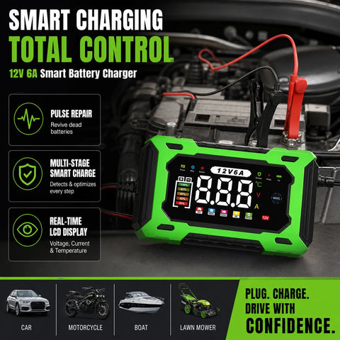 12V Charger Motorcycle Battery Charger