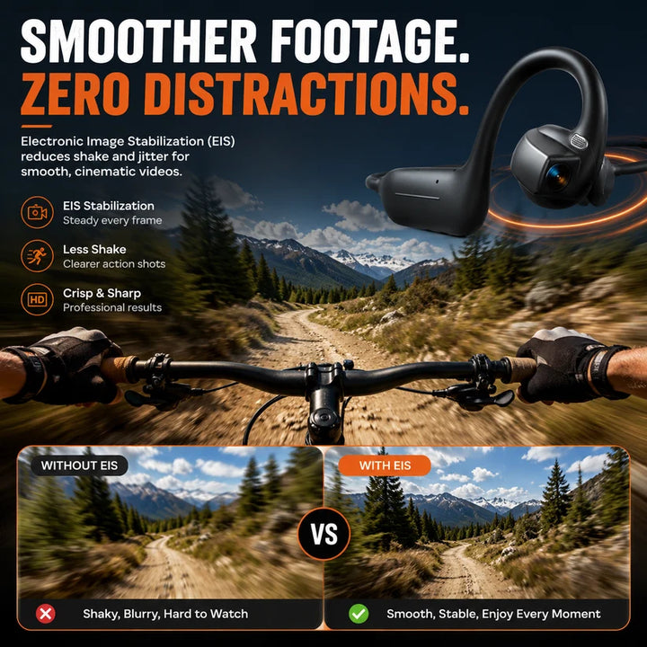 AI Smart Open-Ear Camera Headset