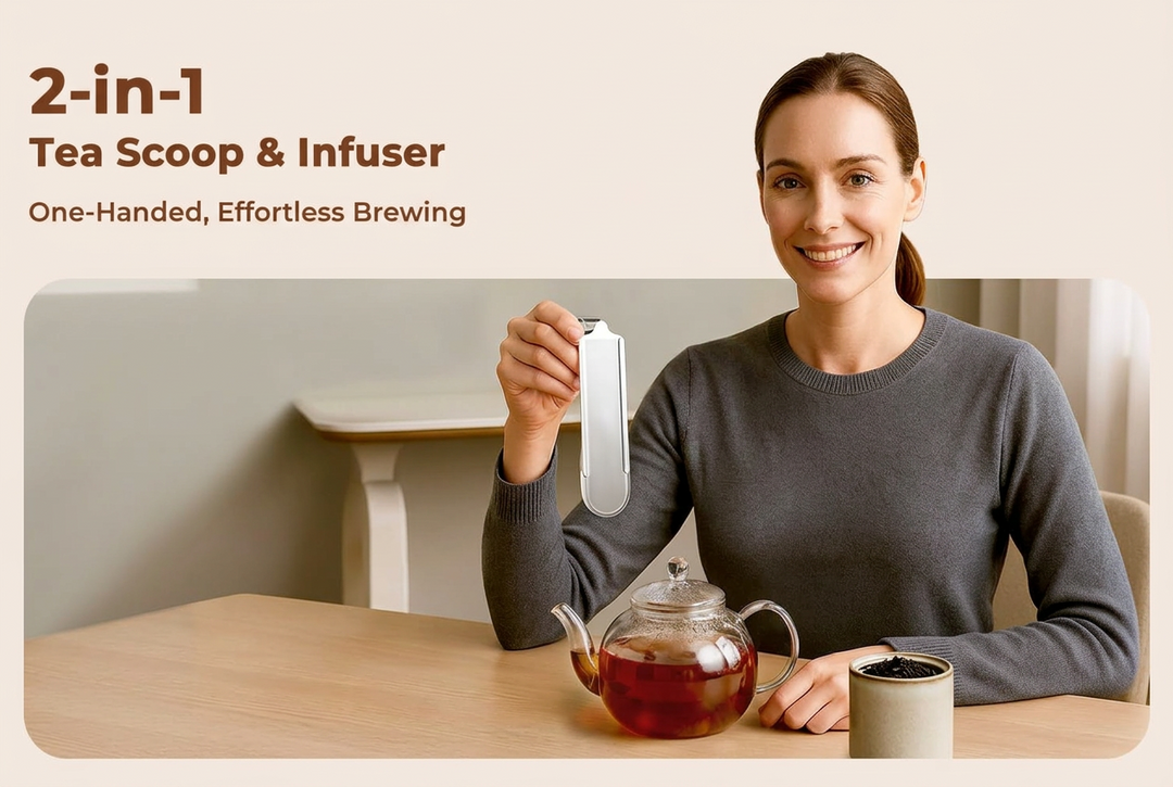 2-in-1 Tea Scoop Infuser for Loose Leaf Tea Strainer Fine Mesh