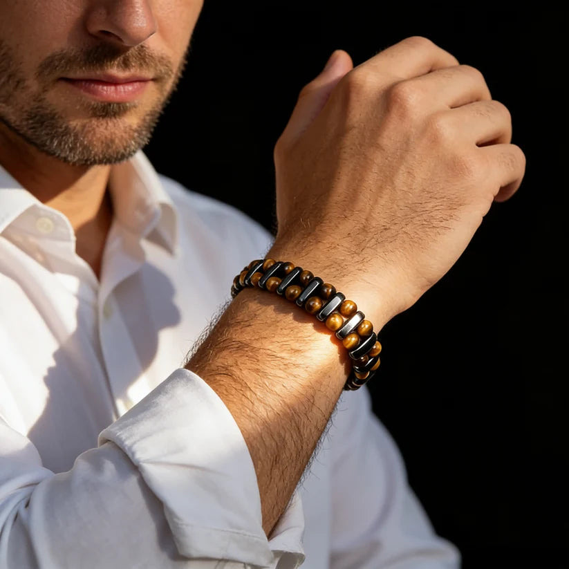 Natural Tiger's Eye Stone Bracelet