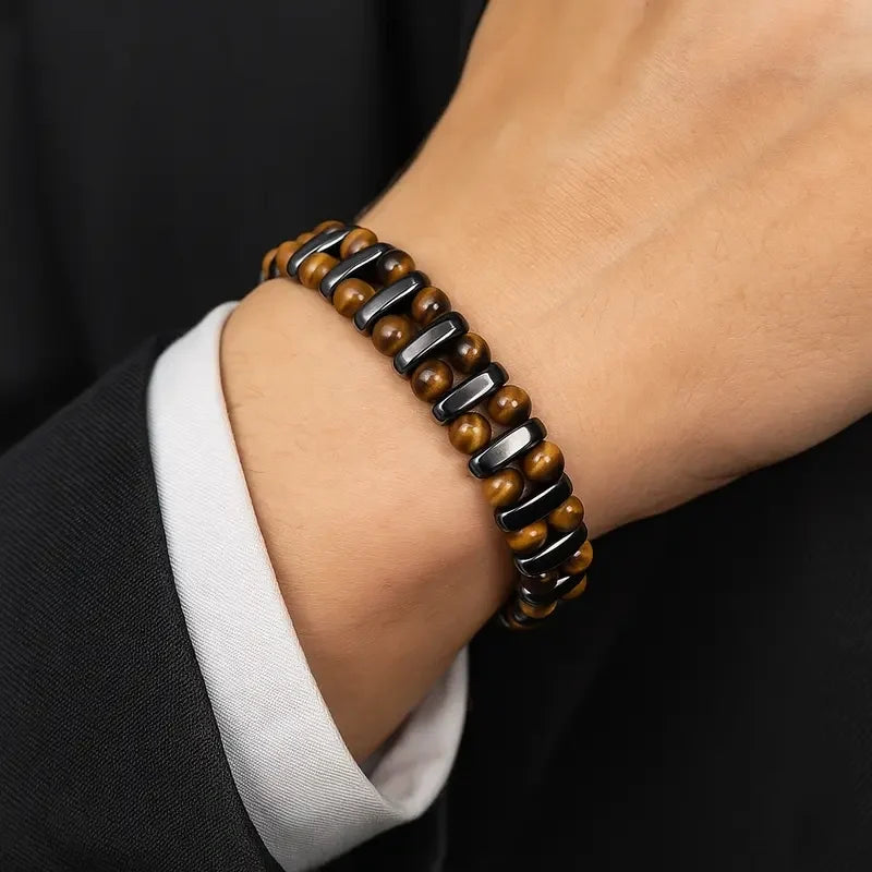 Natural Tiger's Eye Stone Bracelet
