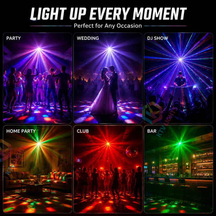Head stage light suitable for DJ parties and various events