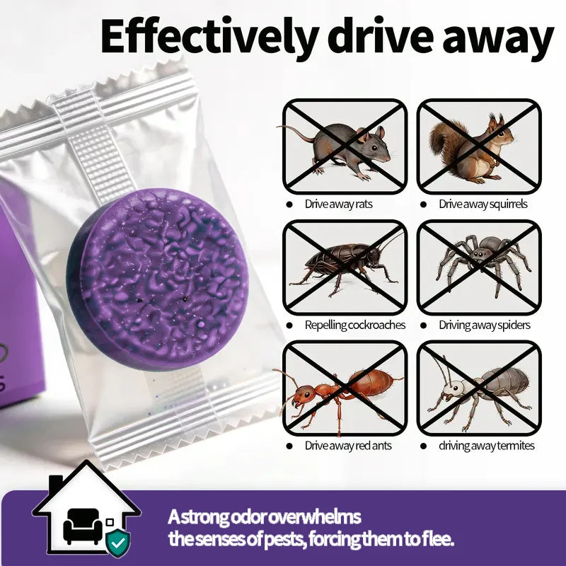 12-Pack Rodent Repellent Balls, Natural Pest Control
