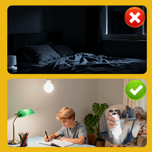 Rechargeable Emergency LED Bulb Smart Lighting Solution