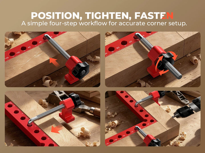 90° Woodworking Corner Clamps
