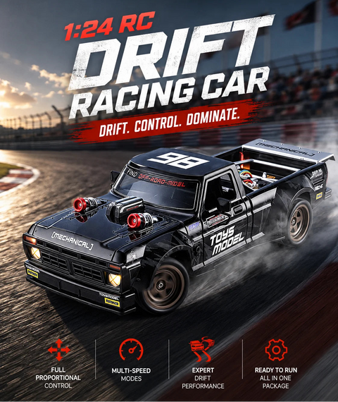 1:24 4WD Full Scale Drift Car RC Remote Control Drift Model Car