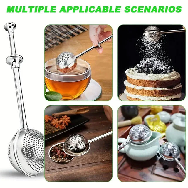 Stainless steel tea strainer
