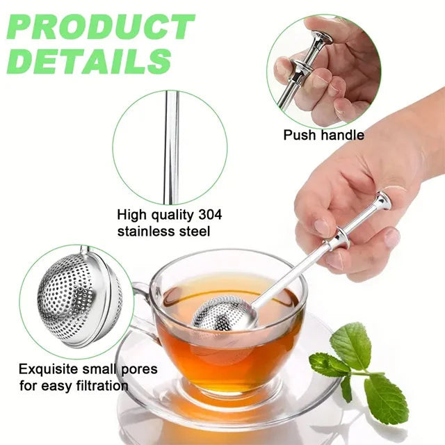 Stainless steel tea strainer