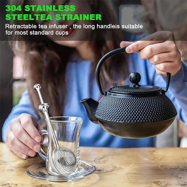 Stainless steel tea strainer