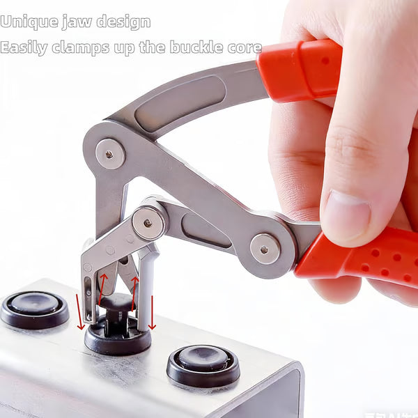 Car Clip Pliers & Trim Removal Tool, Spring-Loaded Fastener Rivet Remover for Auto Door Panels