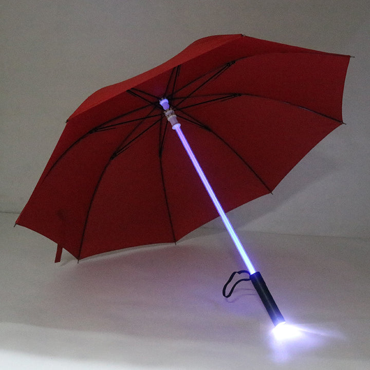 LED Fiber Optic Umbrella with Colorful Lights