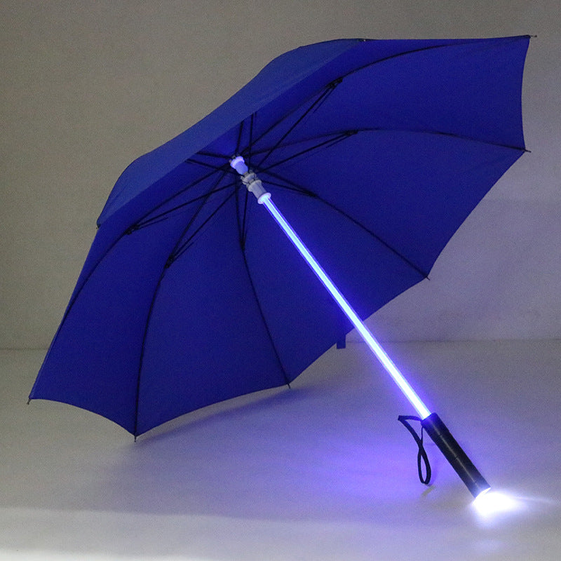 LED Fiber Optic Umbrella with Colorful Lights
