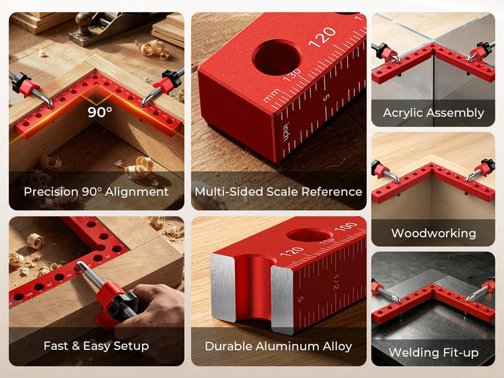 90° Woodworking Corner Clamps