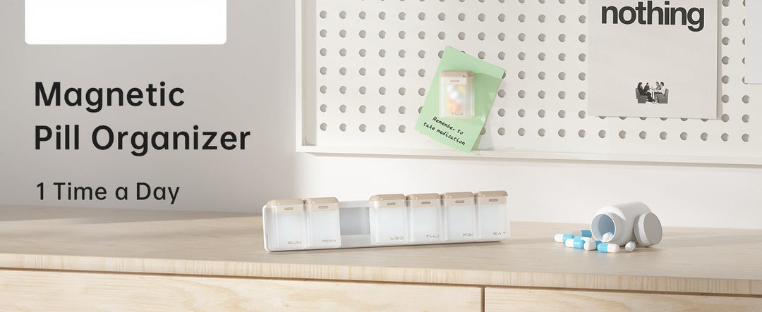 Weekly Pill Magnetic Organizer