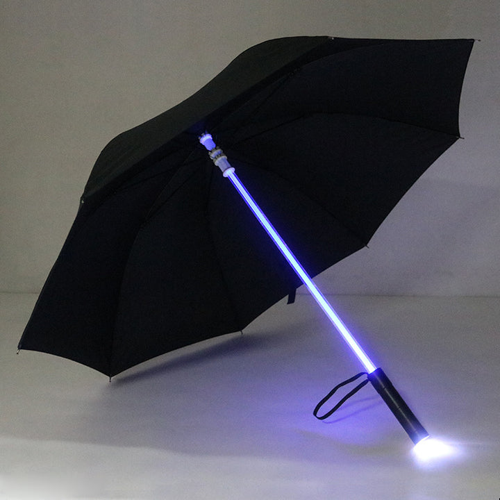 LED Fiber Optic Umbrella with Colorful Lights