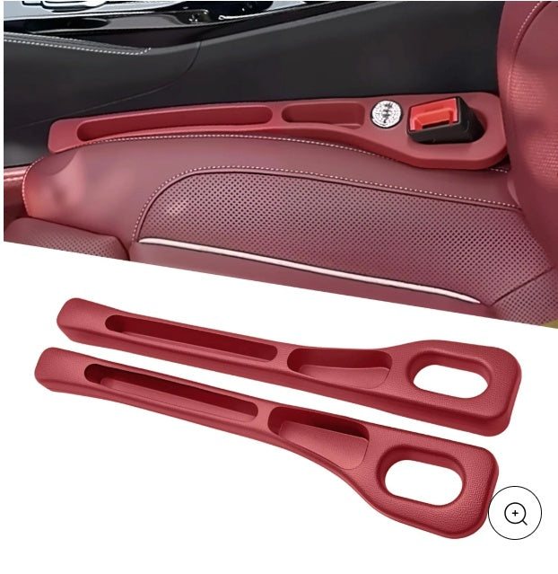 dual-slot car seat gap organizer