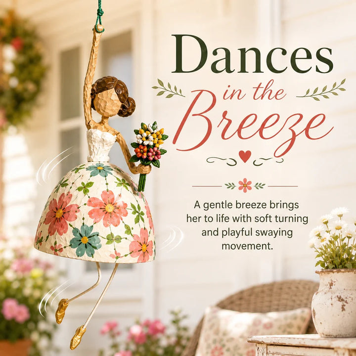 Whimsical Dancing Lady Hanging Ornament