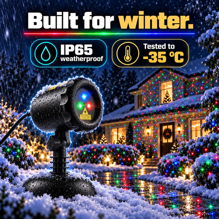 Outdoor Christmas projector