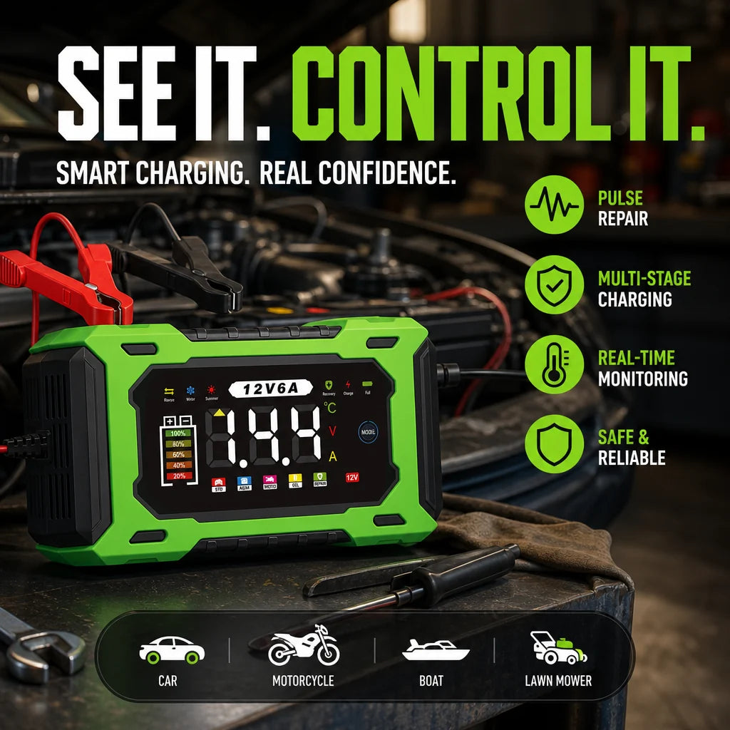 12V Charger Motorcycle Battery Charger