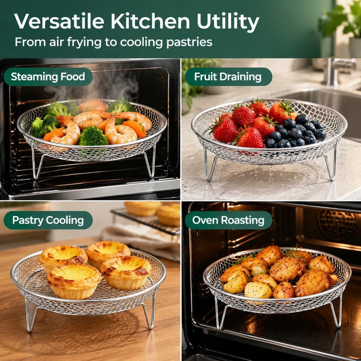 3-Tier Round Air Fryer Rack Set