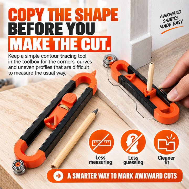 Contour Gauge Scribe Tool with Lock