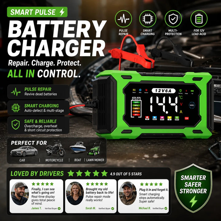 12V Charger Motorcycle Battery Charger