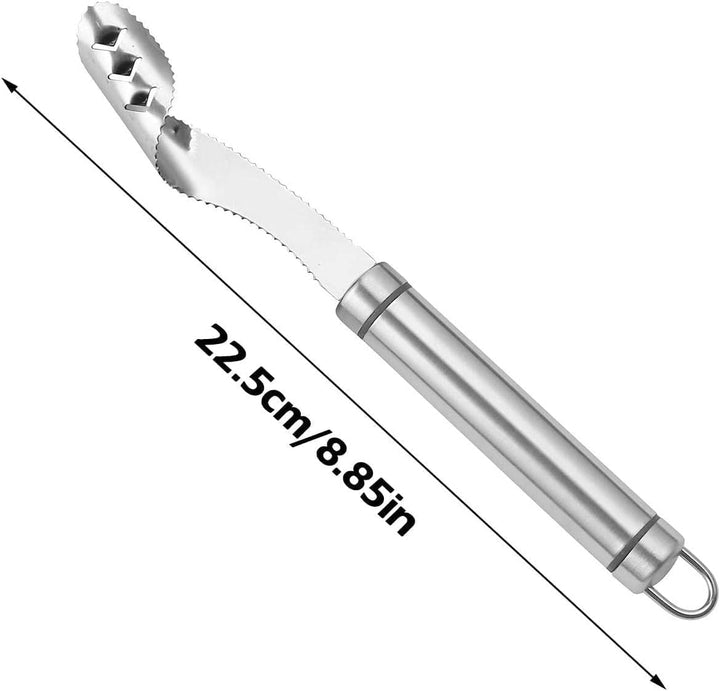 Pepper Corer, Kitchen Tool Set with Serrated Slice for Chili, Fruit, Vegetable