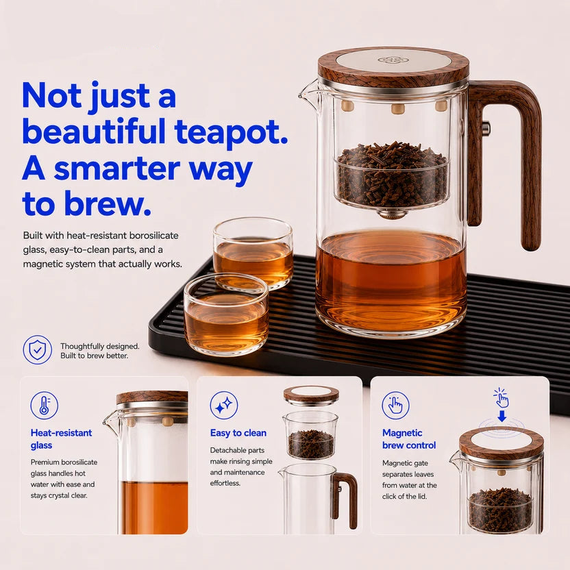 Teapot Tea Water Separation