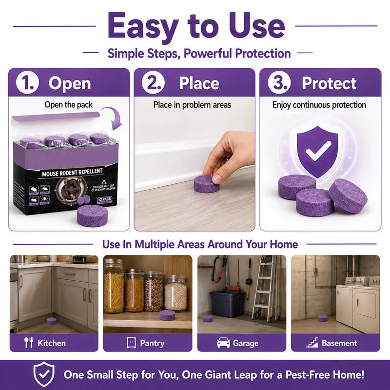 12-Pack Rodent Repellent Balls, Natural Pest Control