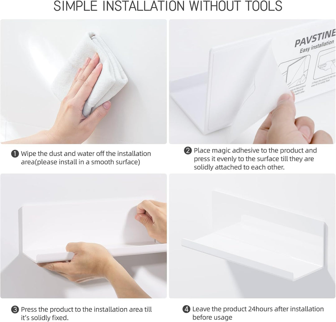 Acrylic Floating Wall Shelves