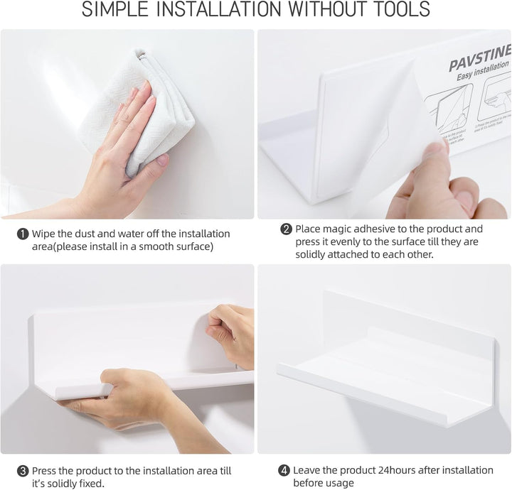 Acrylic Floating Wall Shelves