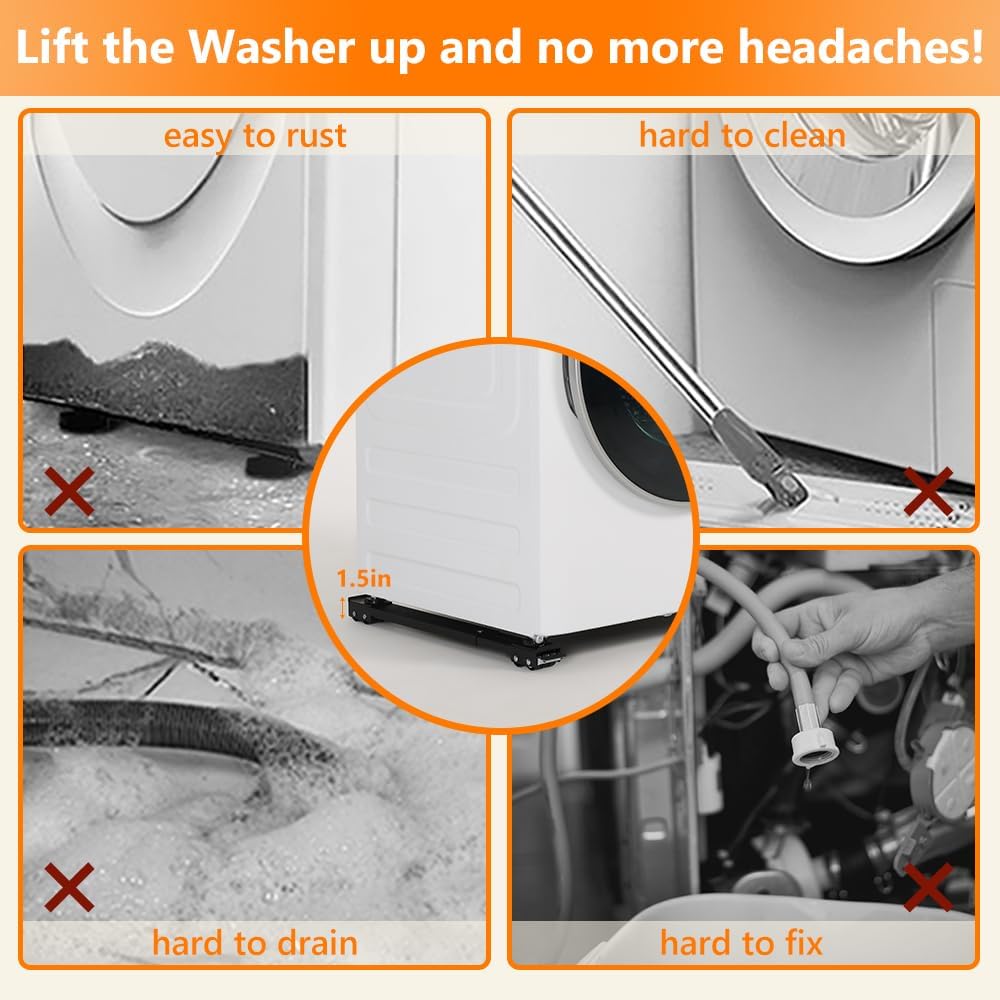 Heavy-Duty Extendable Appliance Rollers