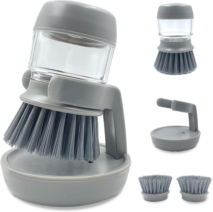Soap Dispenser with Dish Brush