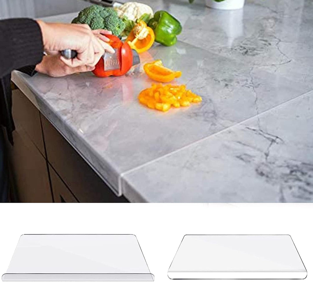 Clear Kitchen Cutting Board with Non-Slip Lip