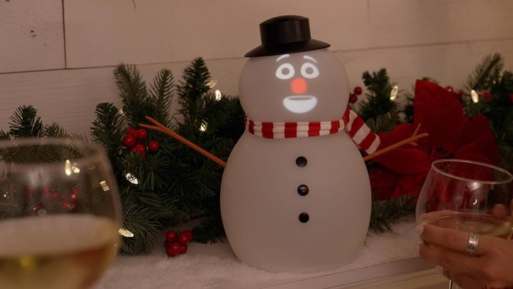 Animated Talking Snowman with Projector and Speaker