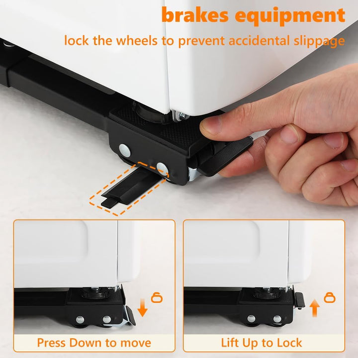 Heavy-Duty Extendable Appliance Rollers