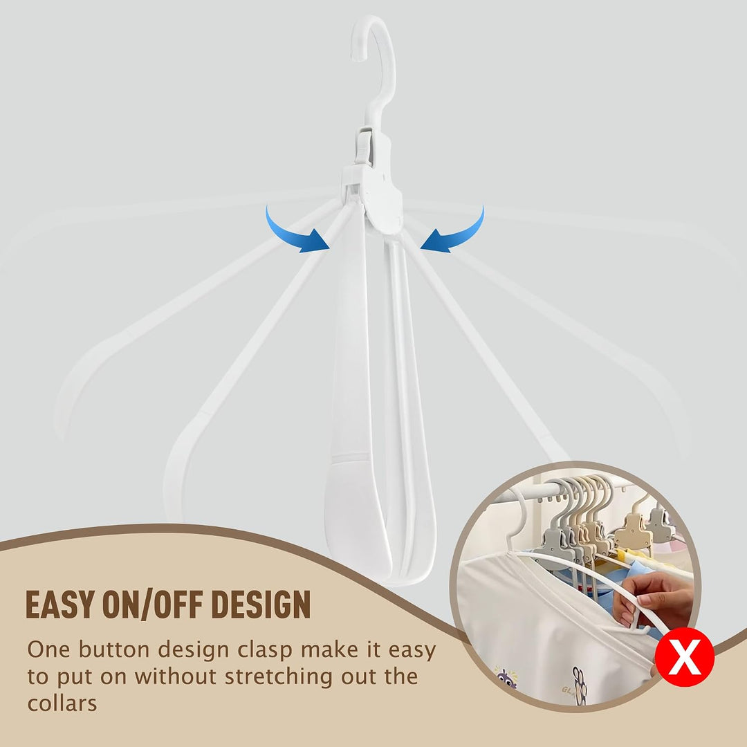Foldable Plastic Clothes Hangers