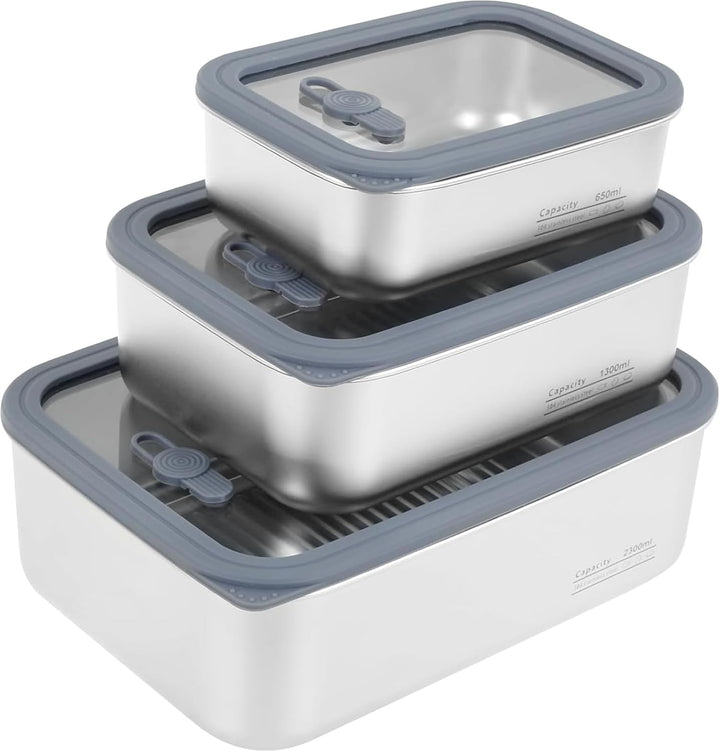Stainless Steel Food Storage Containers
