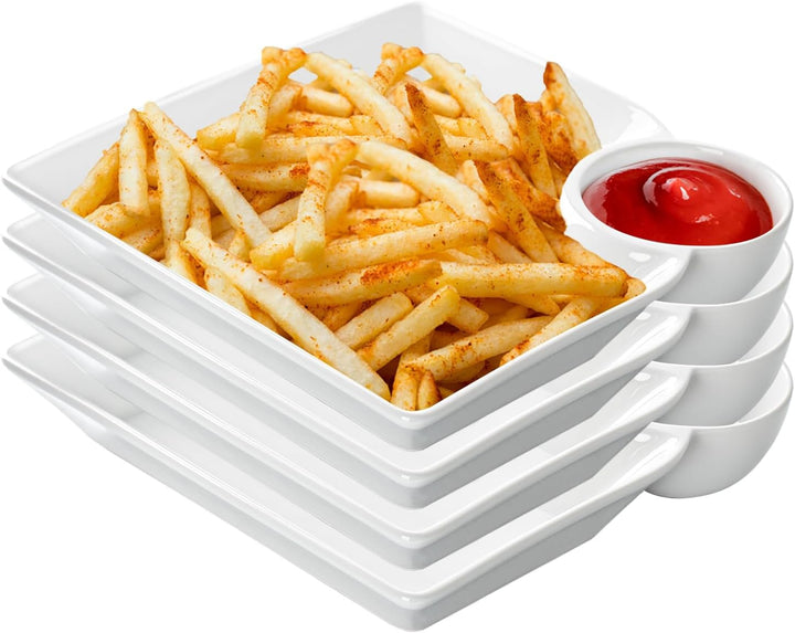 Chip and Dip Serving Platter Set