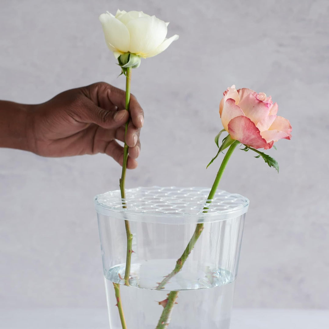 Reusable Silicone Flower Arranging Grid for Vases