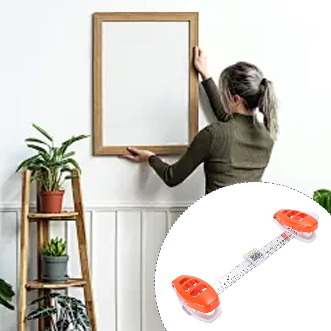 Magnetic Picture Hanging Tool with Level for Frames & Mirrors