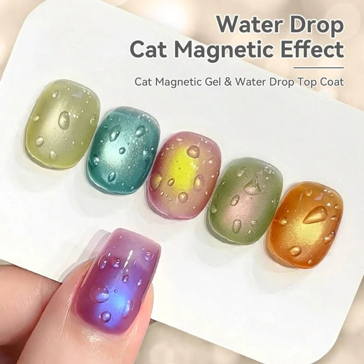Water Drop Top Coat & Cat Magnetic Gel