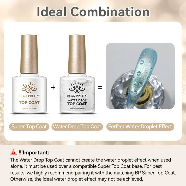 Water Drop Top Coat & Cat Magnetic Gel