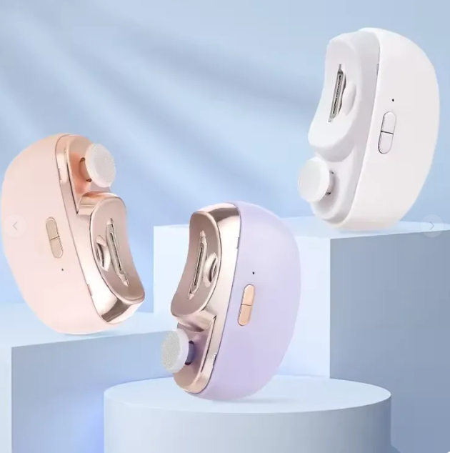 Electric Nail Clipper Grinding and Polishing with Light Automatic Nail Trimmer Rechargeable Nail Cutter