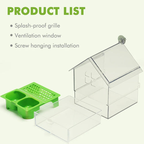 Pull-Out External Parrot Feeder