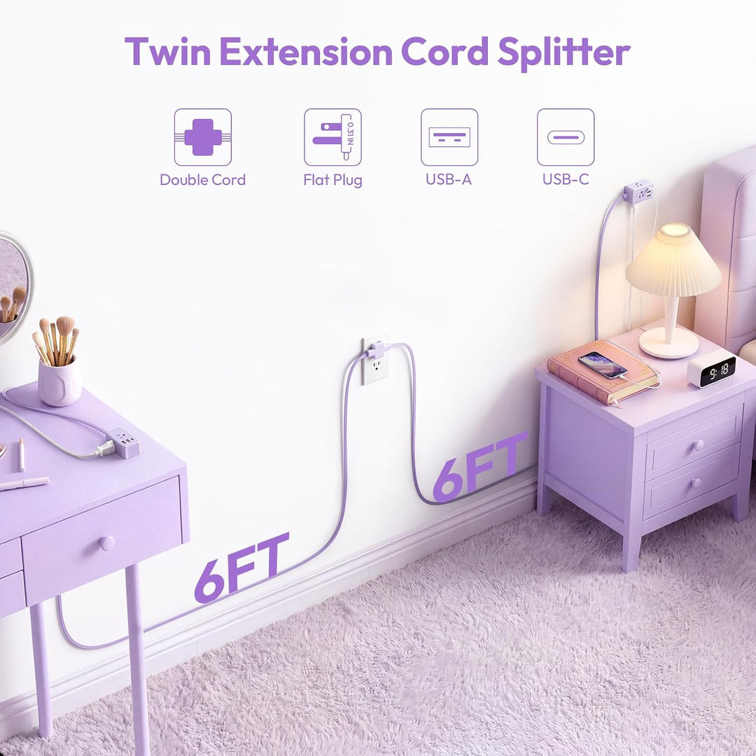 Split Extension Cord