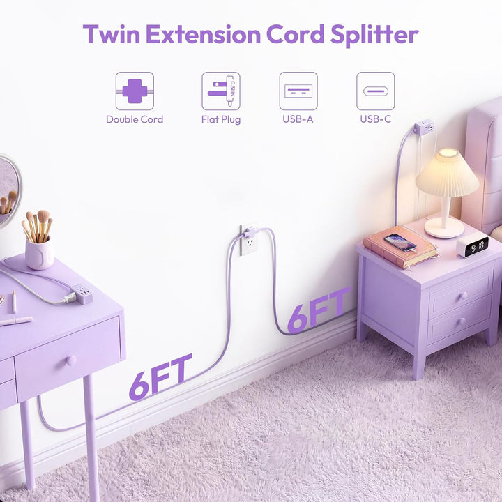 Split Extension Cord