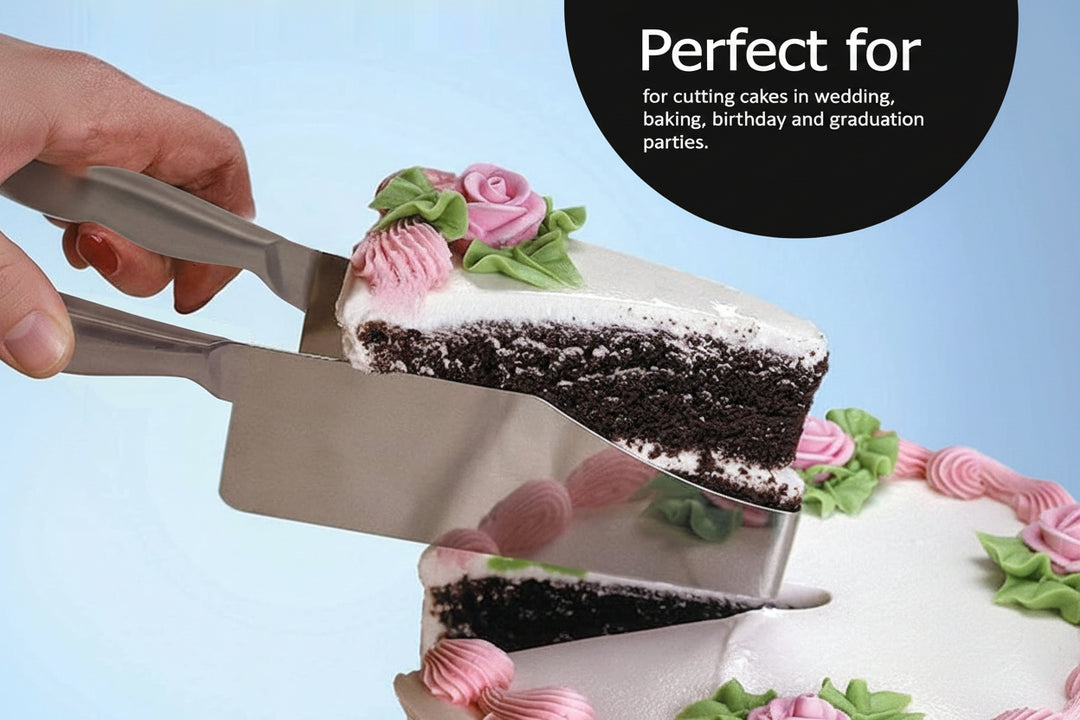 Stainless Steel Cake Knife Slicer and Server